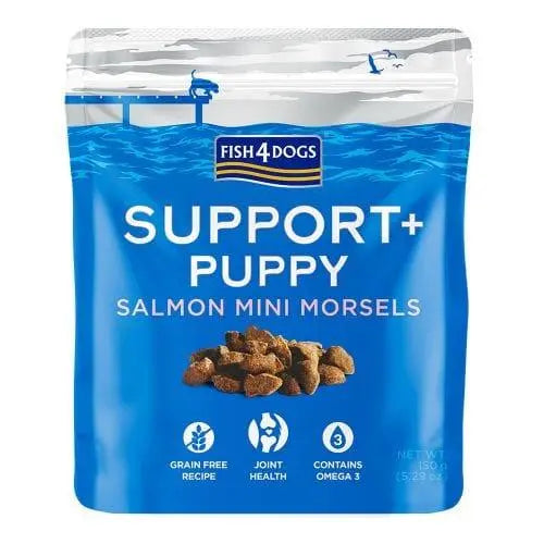 Fish4Dogs Support+ Puppy Salmon Mini Morsels - Birdham Animal Feeds