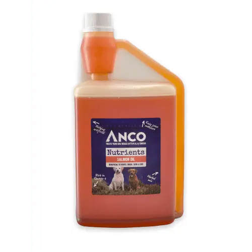 Anco Nutrients Salmon Oil with Herbs - Birdham Animal Feeds