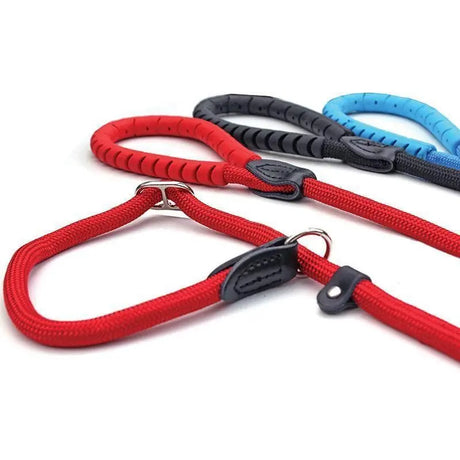 Miro and Makauri Slip Lead Figure 8 Lead with Rubber Handle  - Birdham Animal Feeds