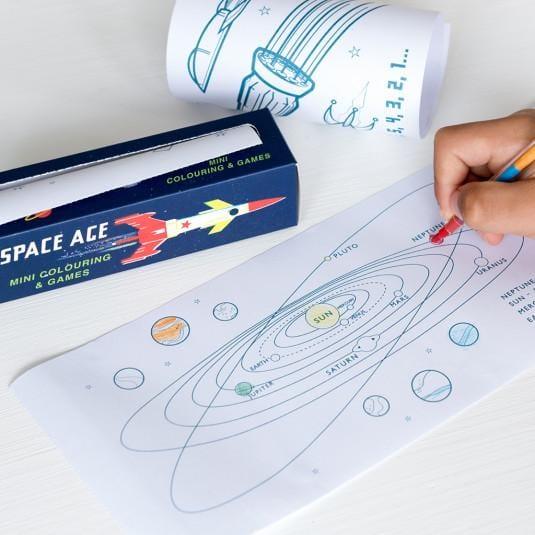 Space Age Mini Colouring and Games - Birdham Animal Feeds