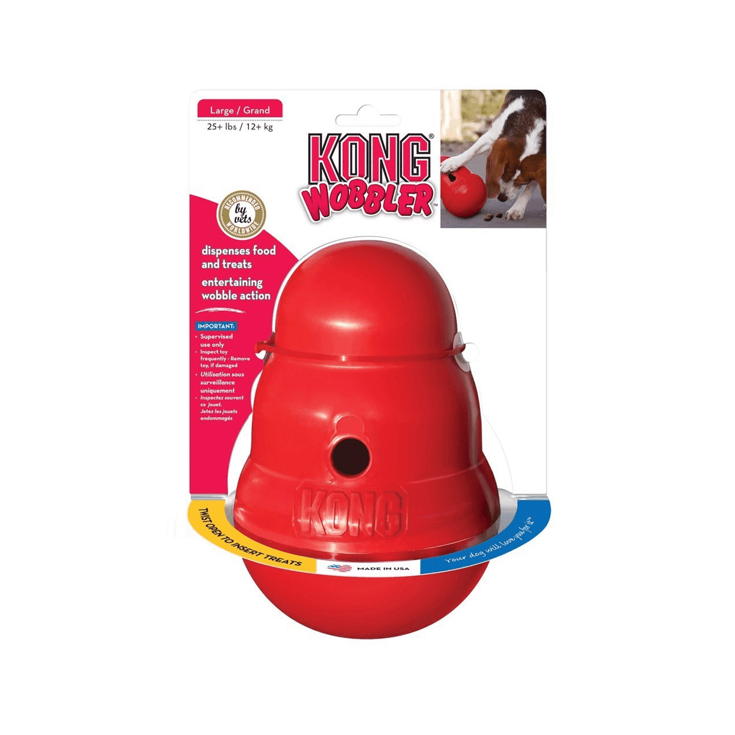 Kong Wobbler Birdham Animal Feeds